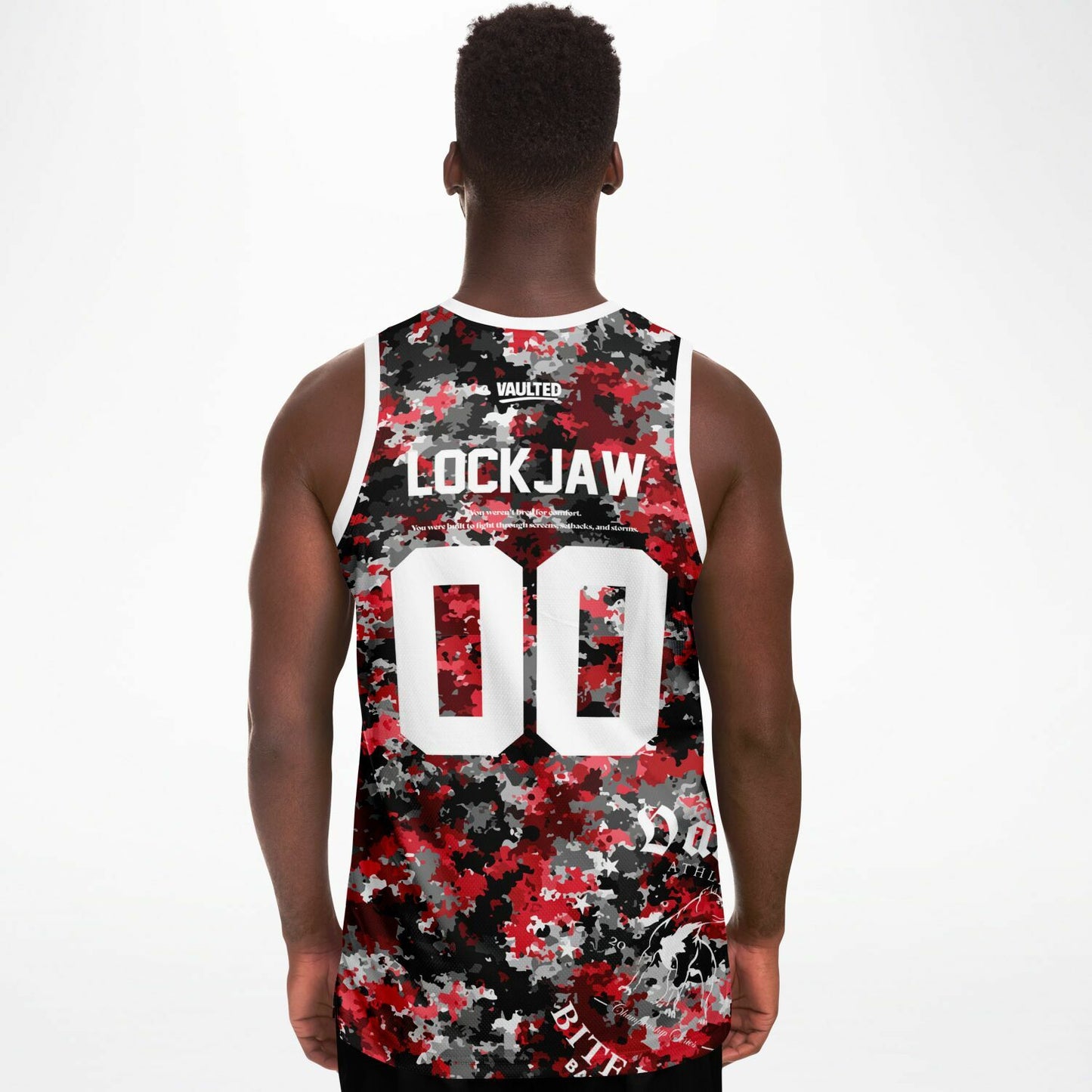 Vaulted™ Bite Unit Basketball Jersey – Bred Different