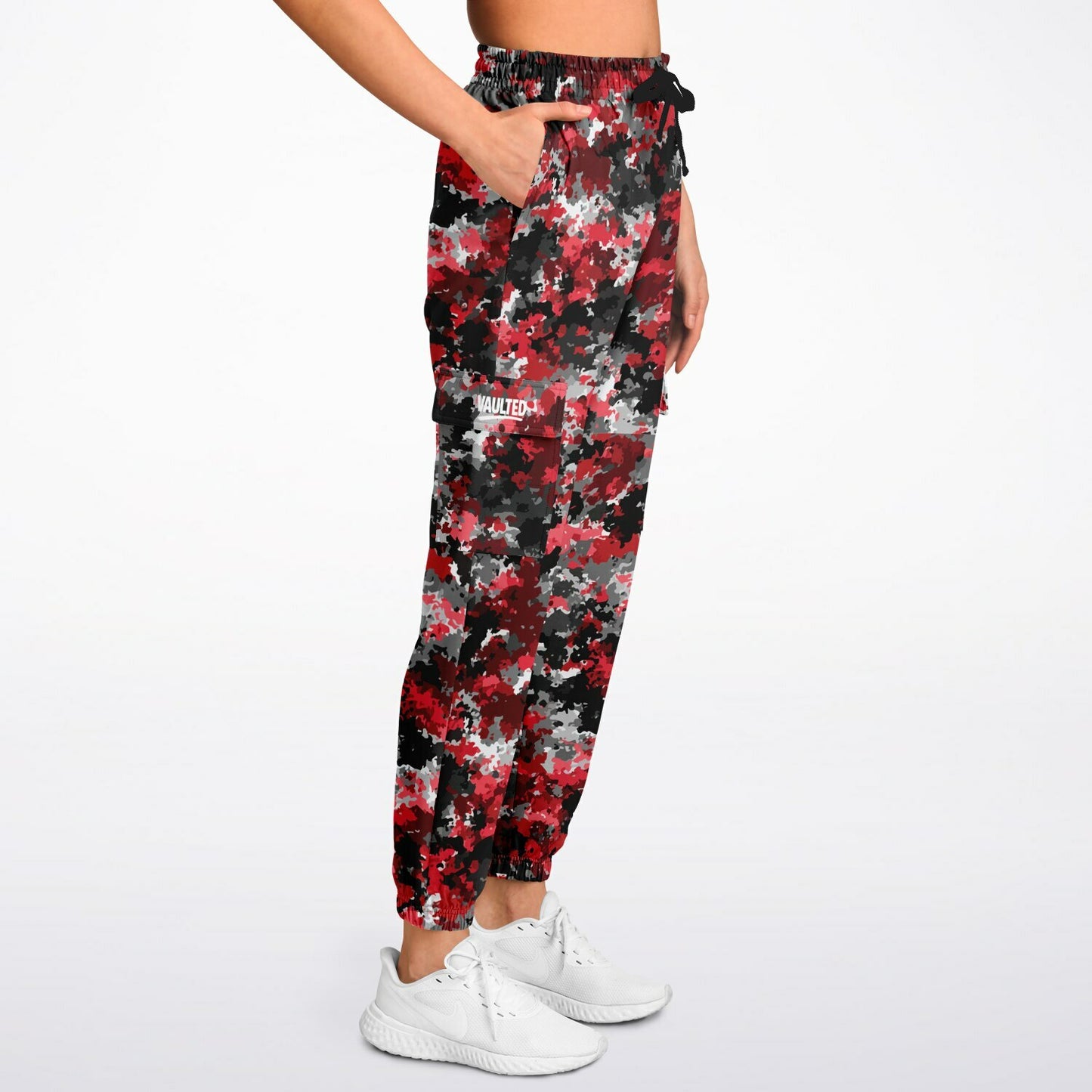 Vaulted Code Red Camo Cargo Sweatpants - AOP