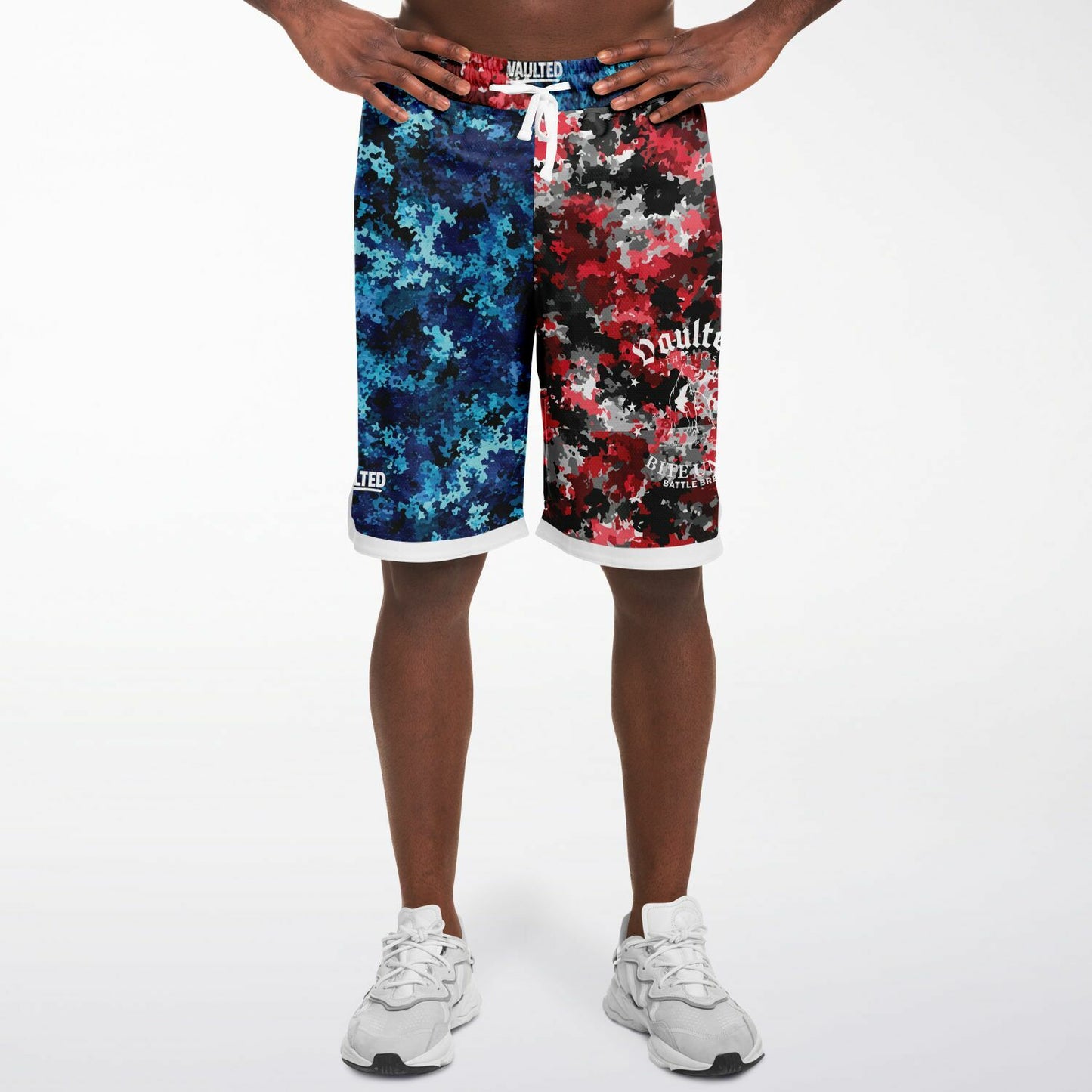 Vaulted Bite Unit Camo Basketball Shorts – Championship Series Edition