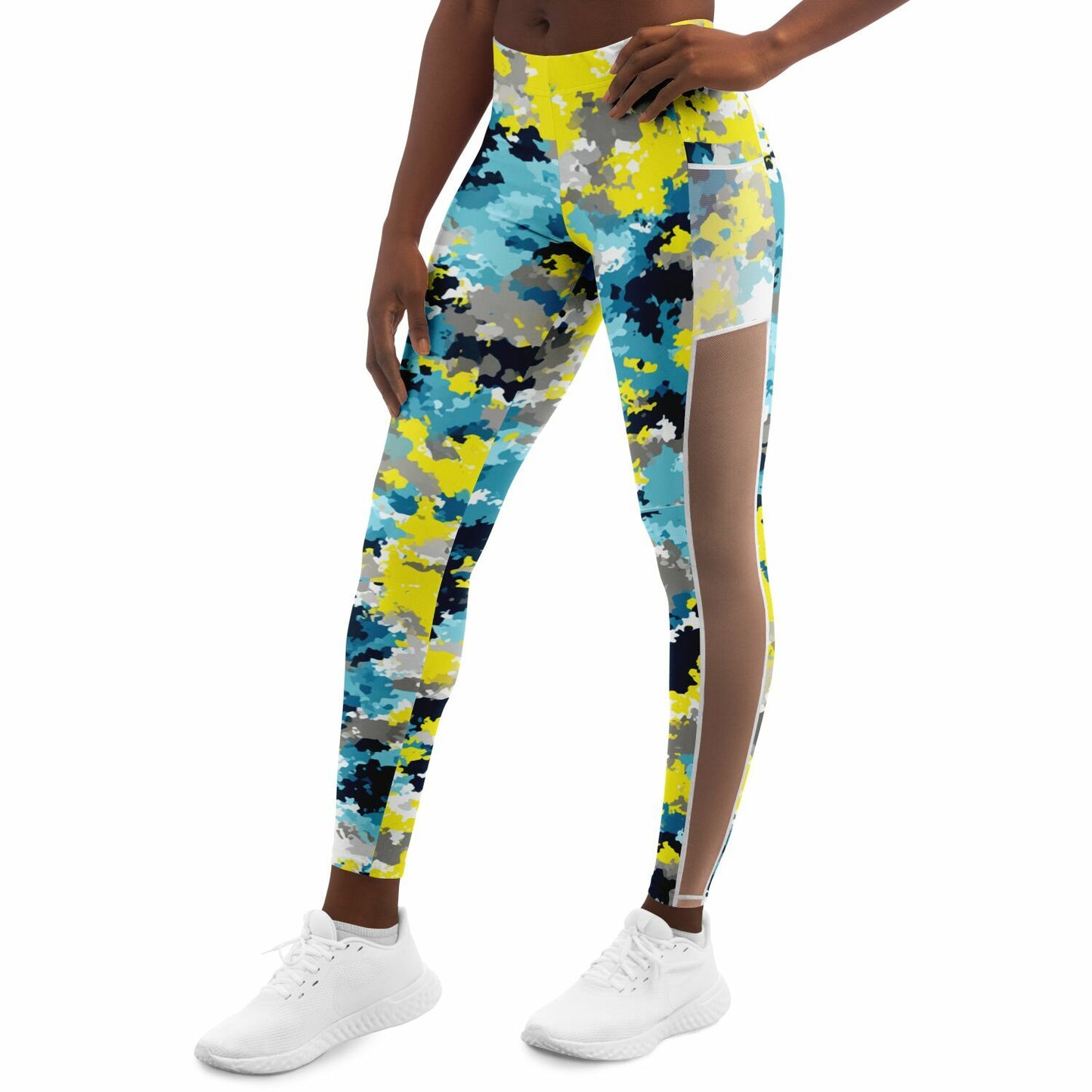 Mesh Pocket Legging - AOP