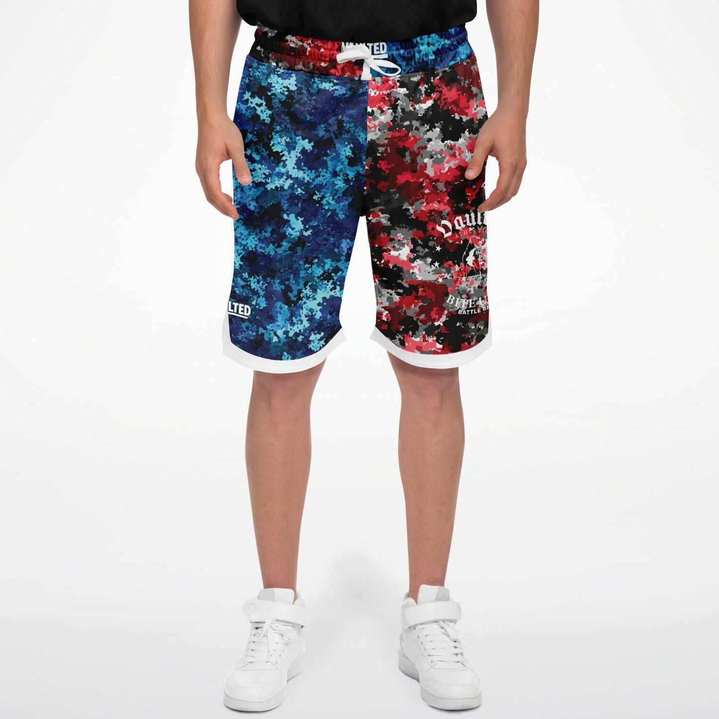 Vaulted Bite Unit Camo Basketball Shorts – Championship Series Edition