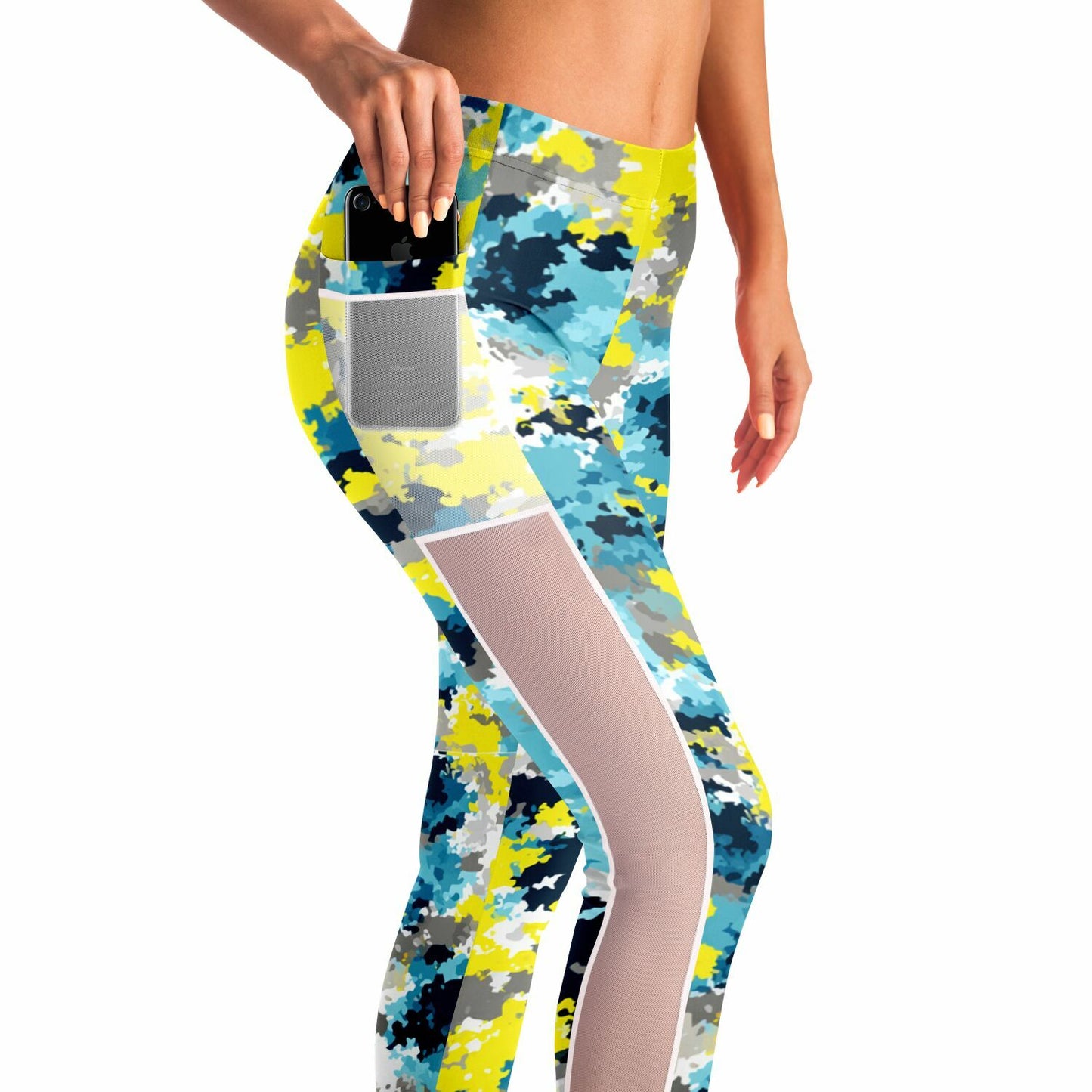 Mesh Pocket Legging - AOP