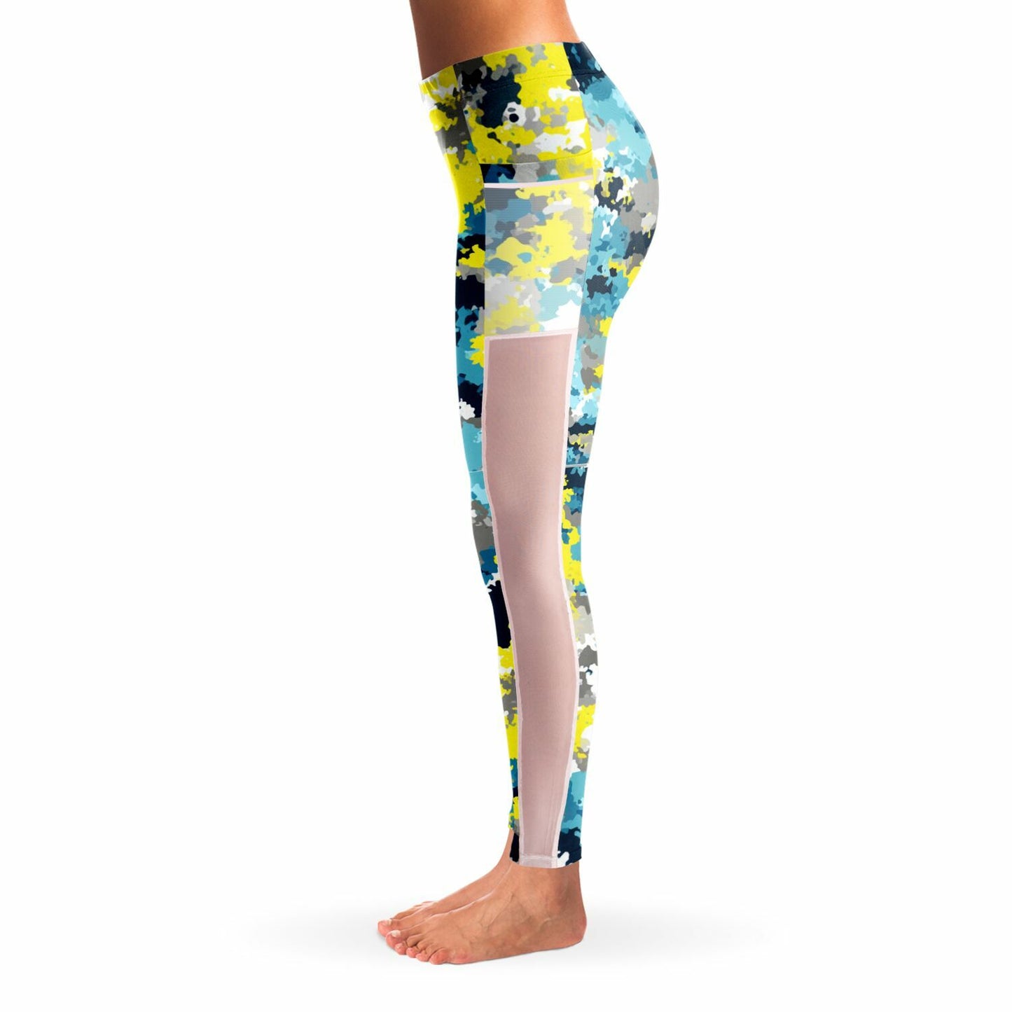 Mesh Pocket Legging - AOP