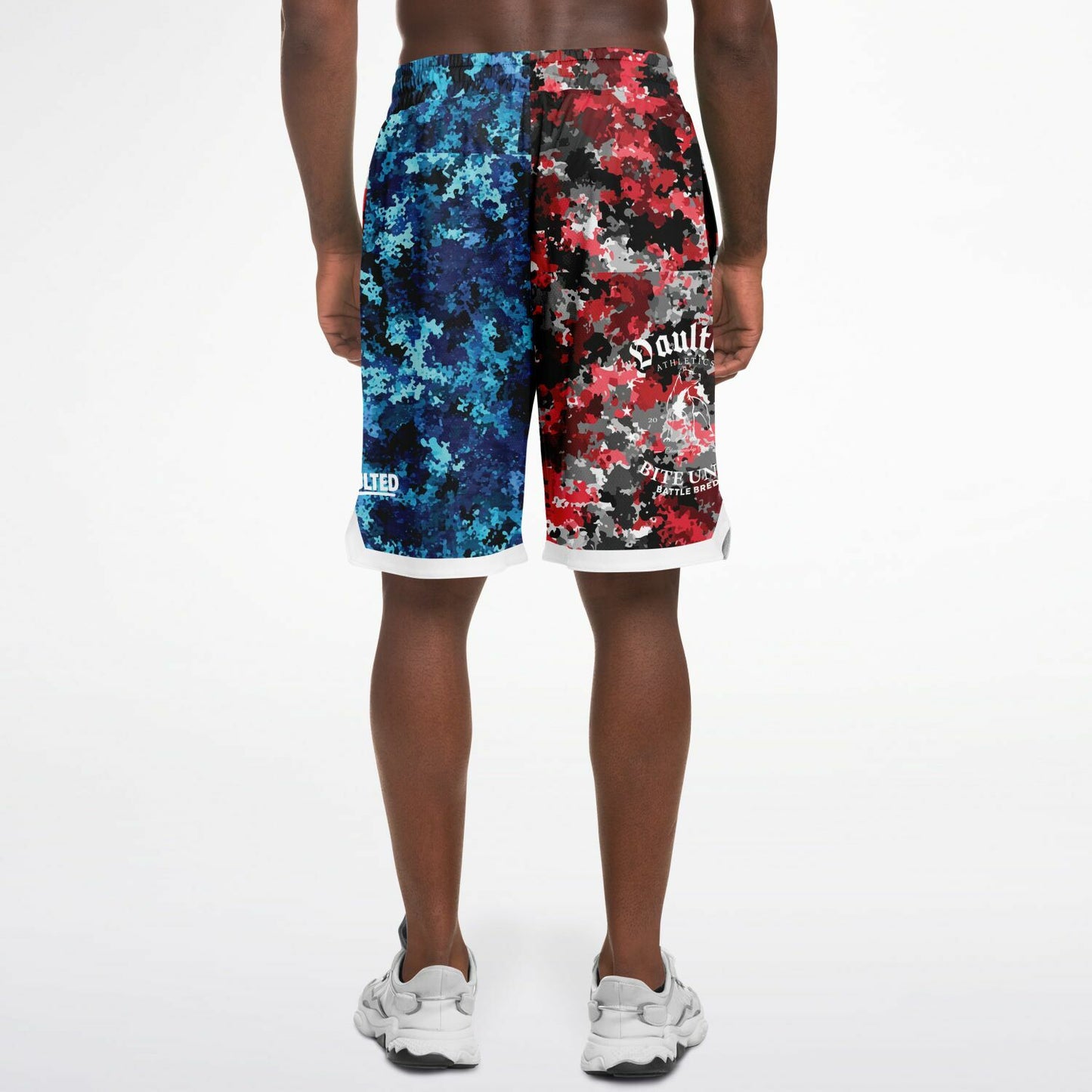 Vaulted Bite Unit Camo Basketball Shorts – Championship Series Edition