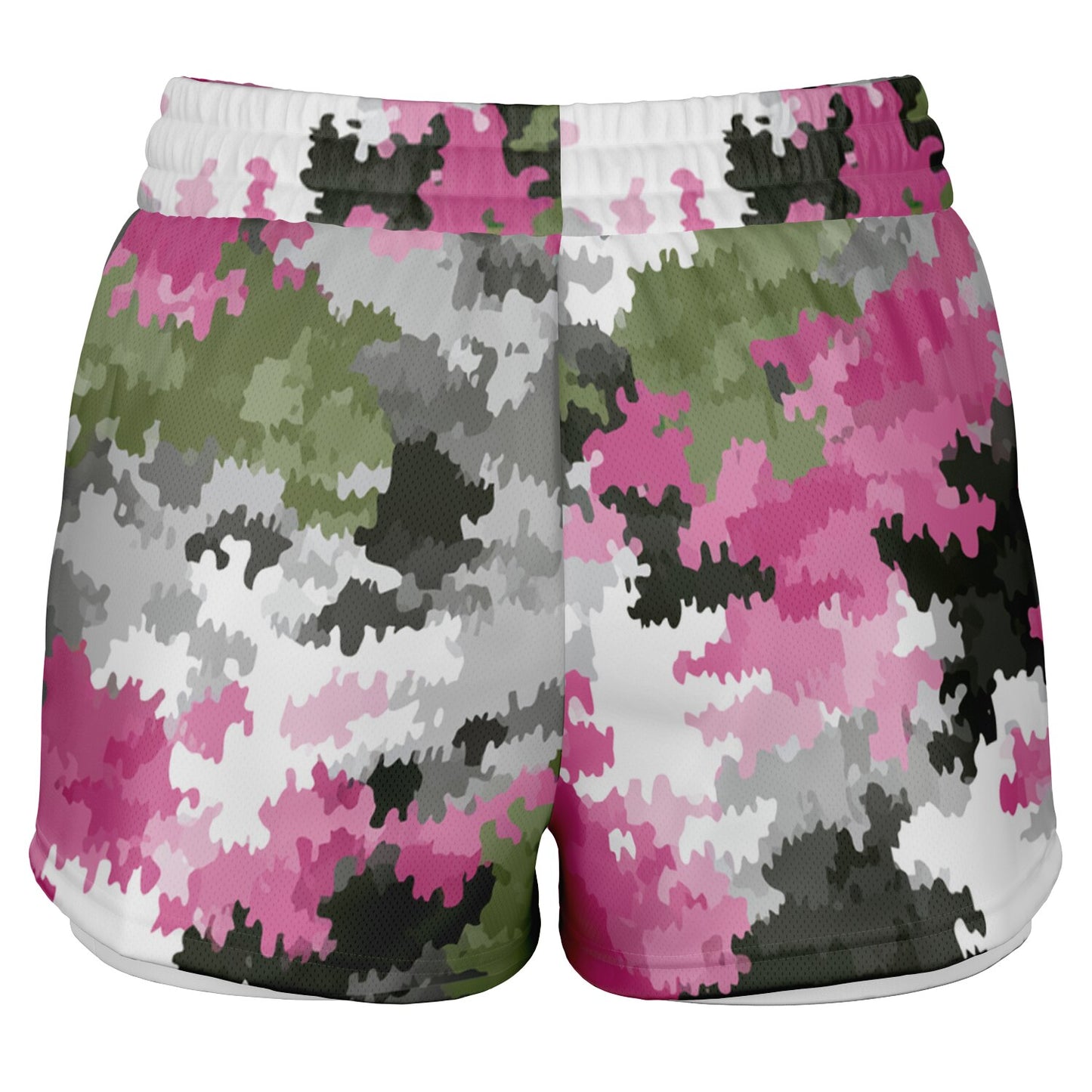 Rose ops Women's 2-in-1 Shorts - AOP