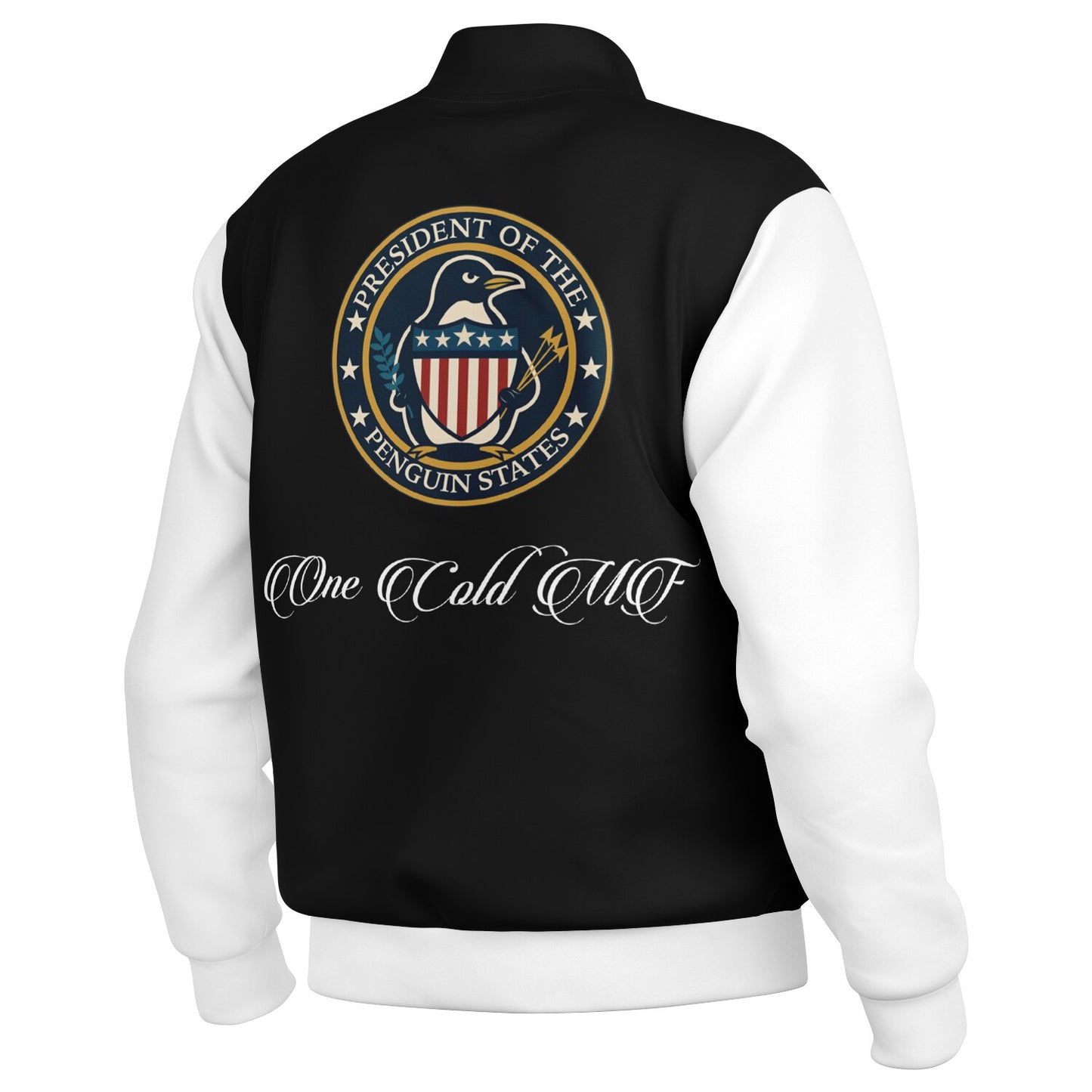 President of the Penguin States Baseball Jacket - AOP