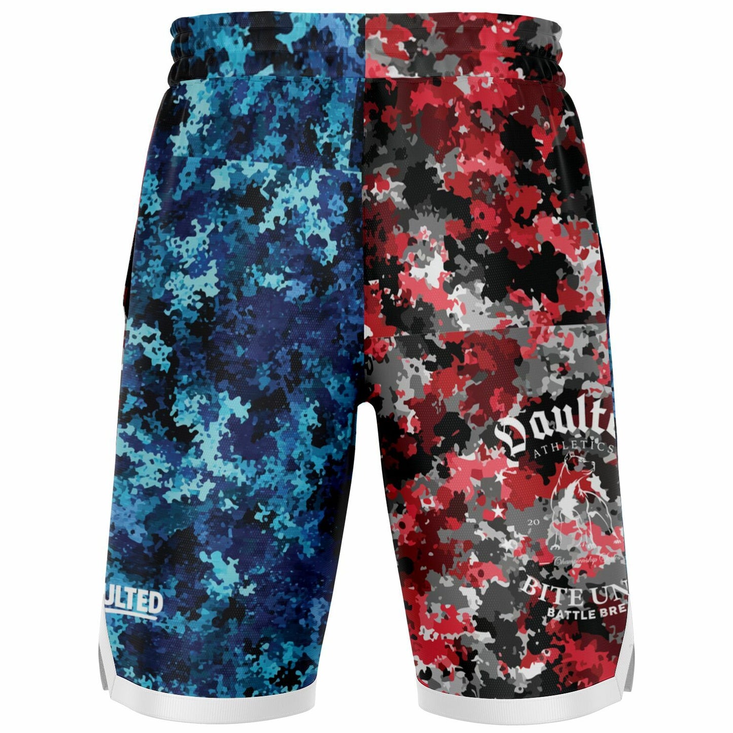 Vaulted Bite Unit Camo Basketball Shorts – Championship Series Edition