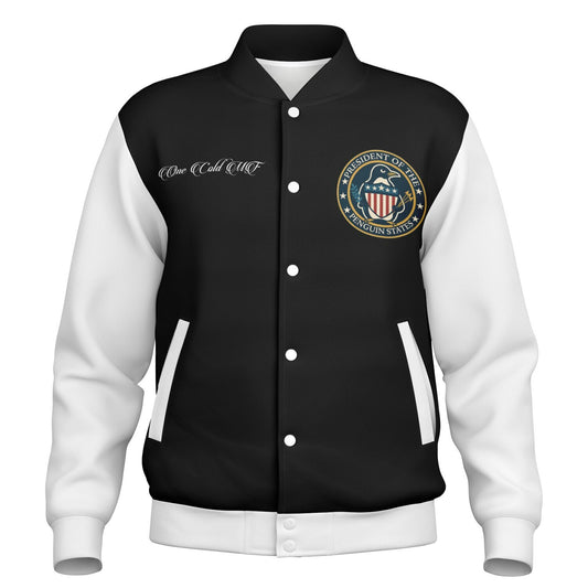 President of the Penguin States Baseball Jacket - AOP