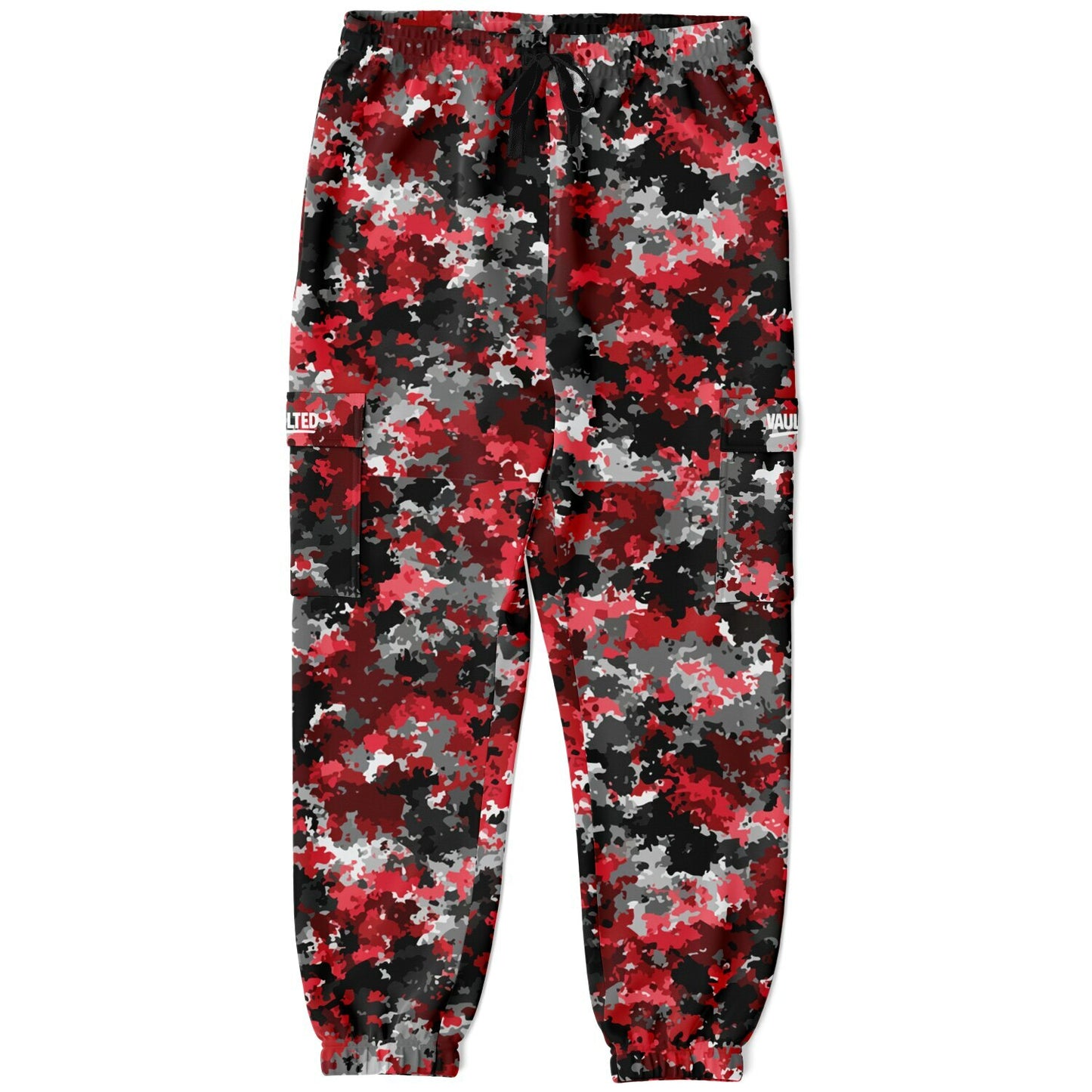 Vaulted Code Red Camo Cargo Sweatpants - AOP