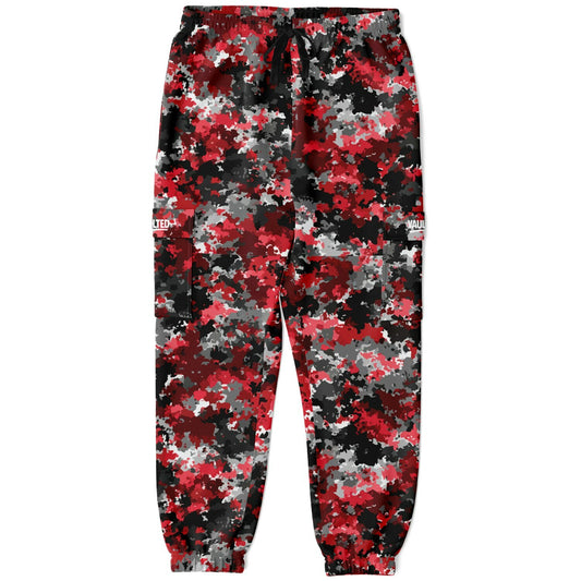 Vaulted Code Red Camo Cargo Sweatpants - AOP