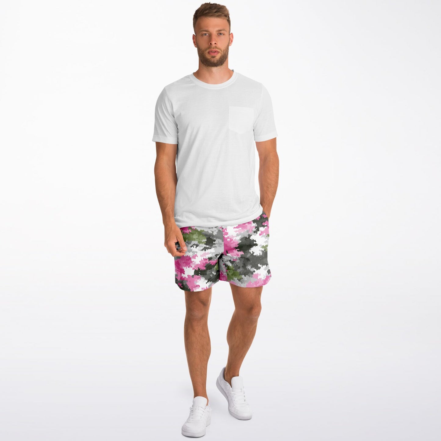 ROSE OPS CAMO Athletic Shorts - AOP