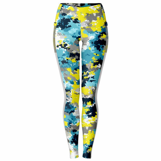 Mesh Pocket Legging - AOP