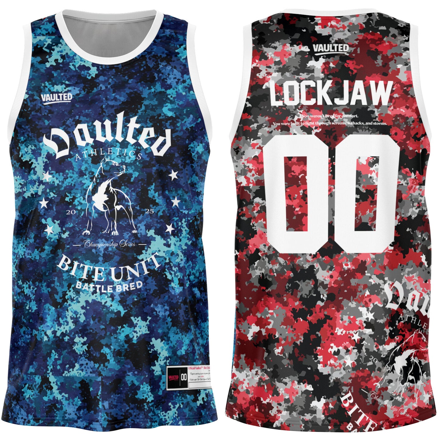 Vaulted™ Bite Unit Basketball Jersey – Bred Different