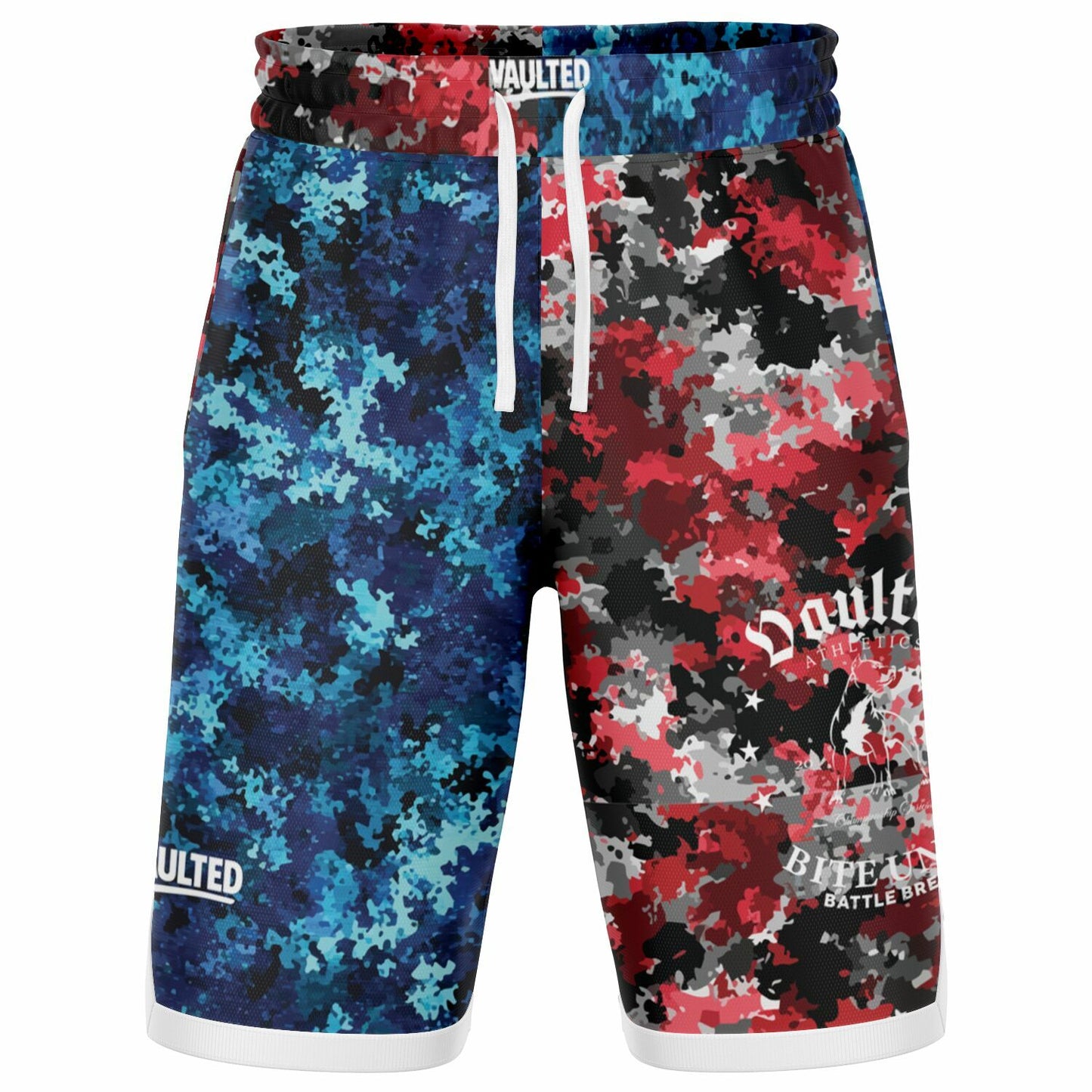 Vaulted Bite Unit Camo Basketball Shorts – Championship Series Edition