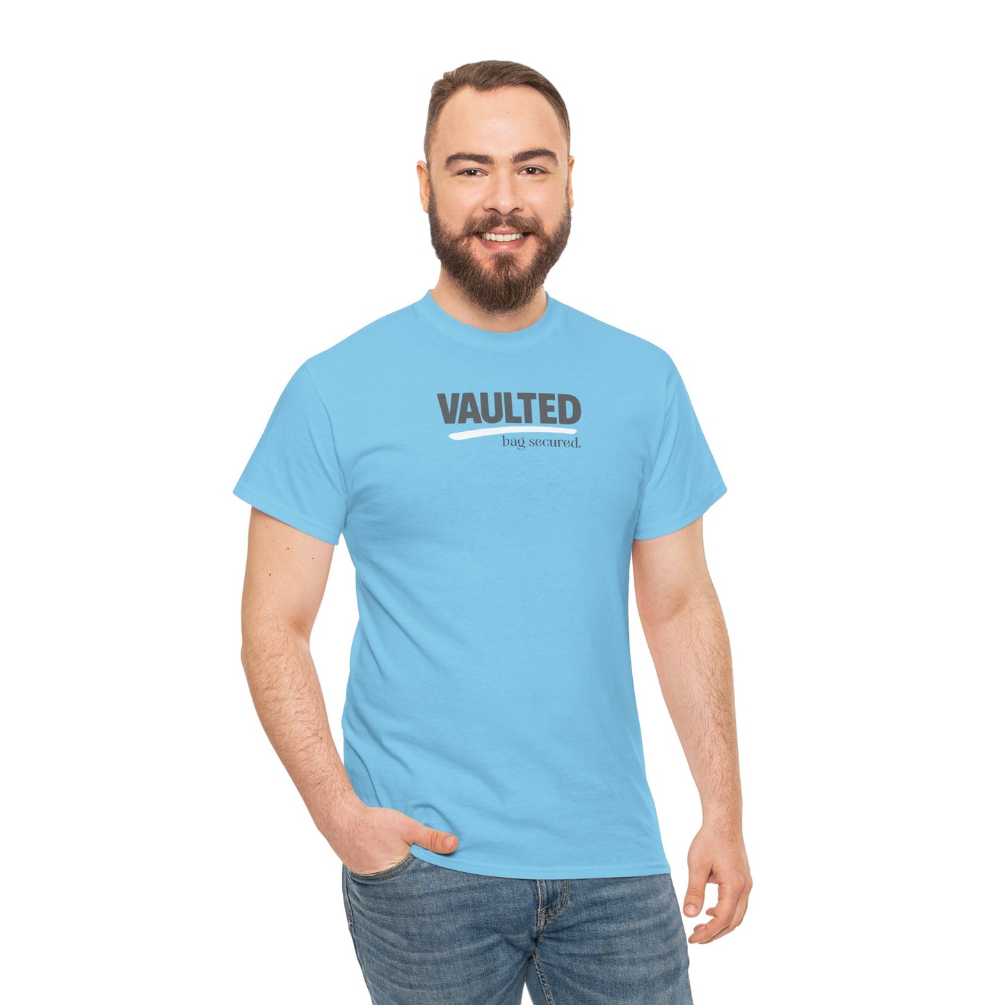 Vaulted Unisex Heavy Cotton Tee - Comfort Wear, Casual Outfit, Gift for Him/Her, Everyday Style, Motivational Shirt