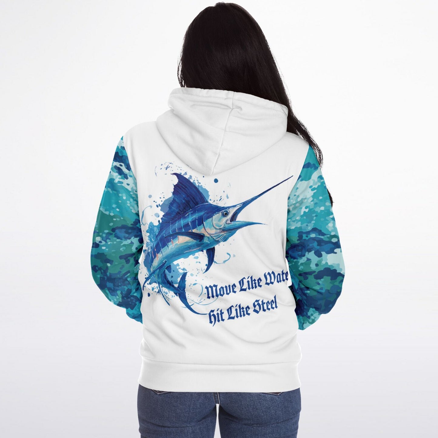 Marlin Microfleece Ziphoodie - AOP