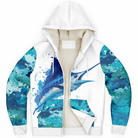 Marlin Microfleece Ziphoodie - AOP