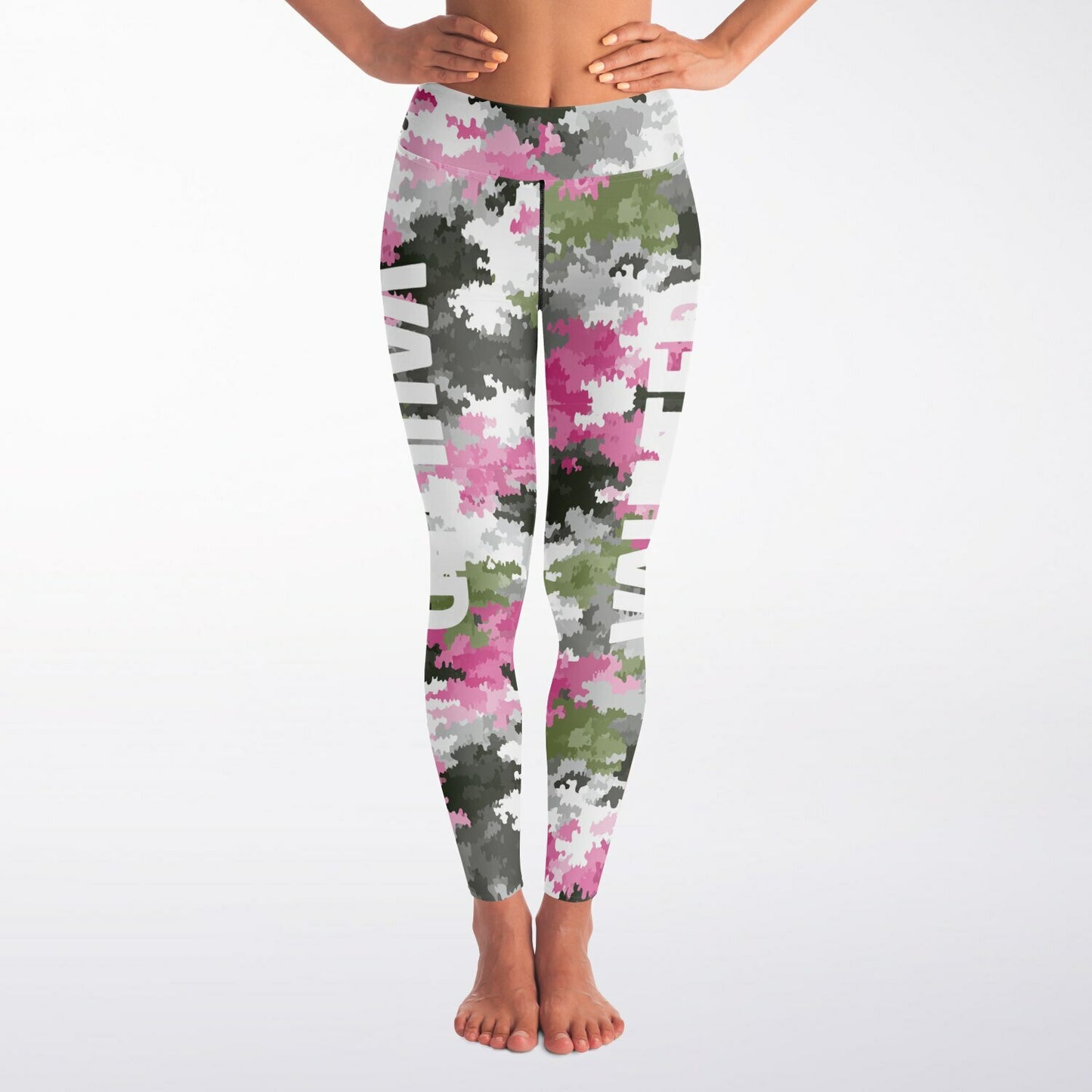 Rose Ops Yoga Leggings - AOP