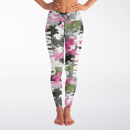 Rose Ops Yoga Leggings - AOP