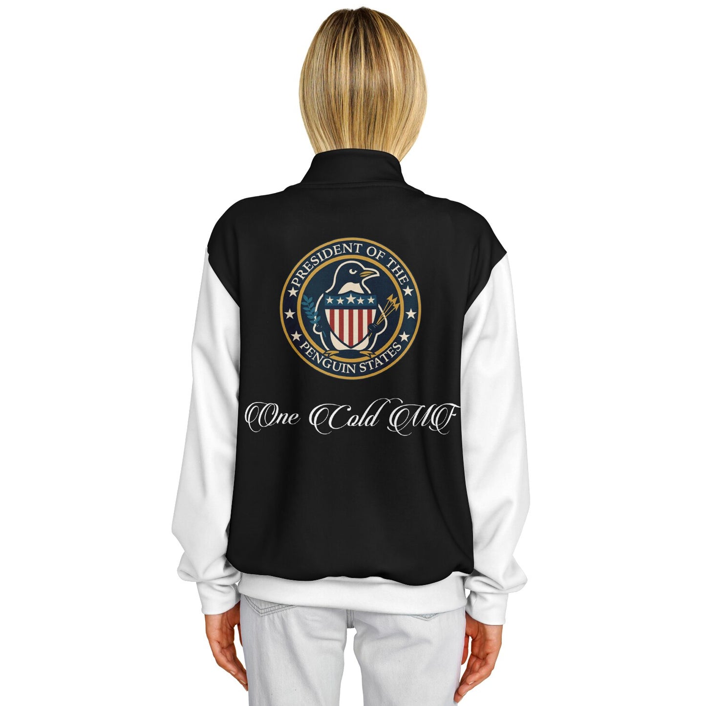 President of the Penguin States Baseball Jacket - AOP