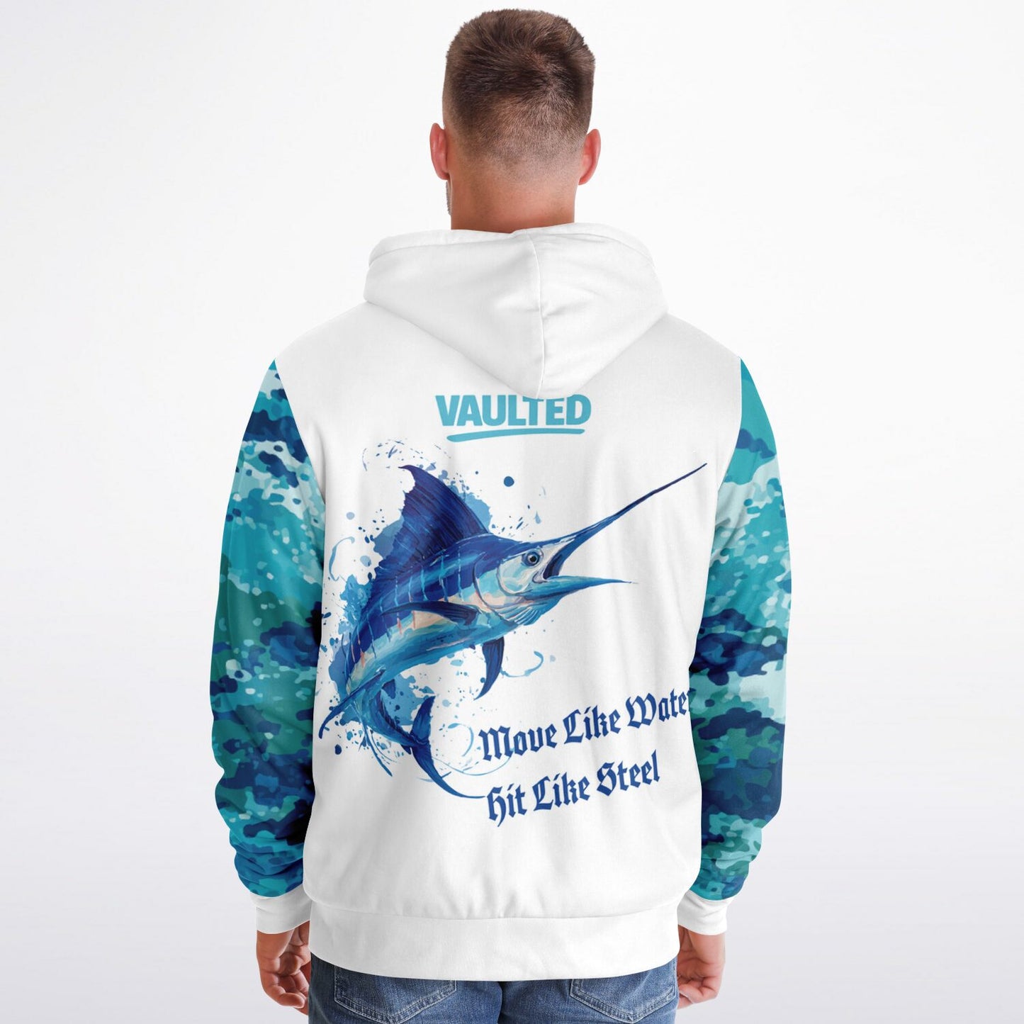 Marlin Microfleece Ziphoodie - AOP