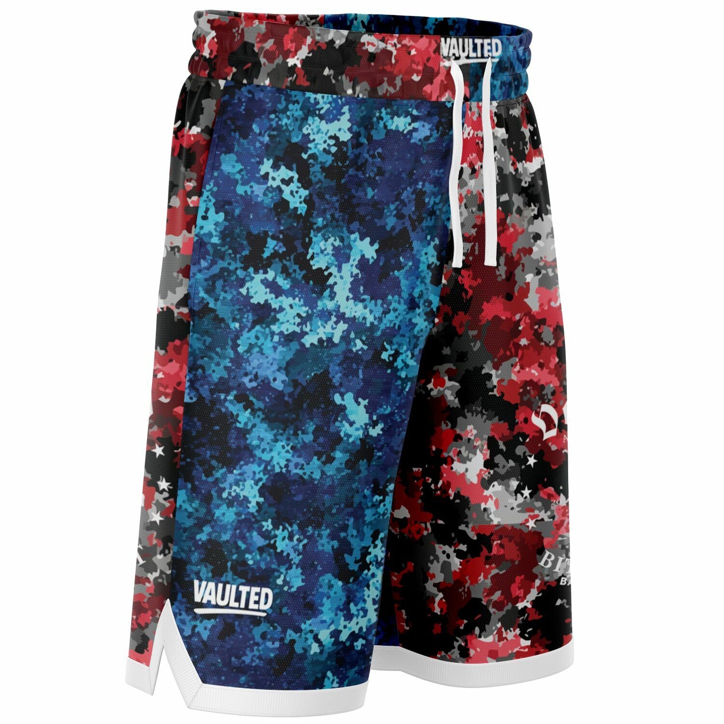 Vaulted Bite Unit Camo Basketball Shorts – Championship Series Edition