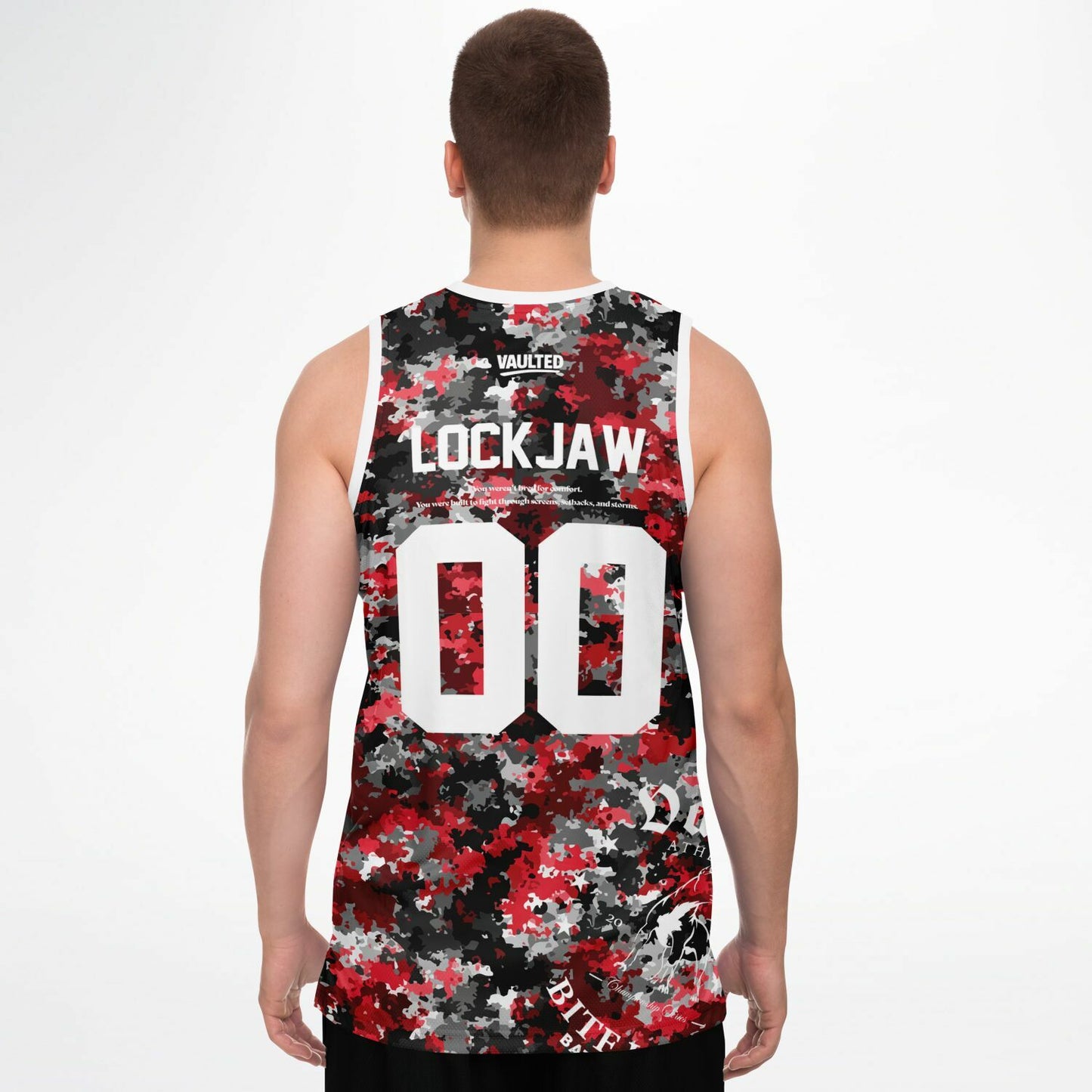 Vaulted™ Bite Unit Basketball Jersey – Bred Different