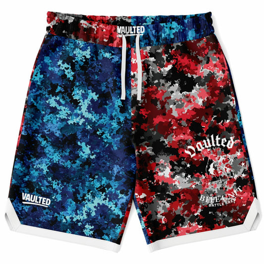 Vaulted Bite Unit Camo Basketball Shorts – Championship Series Edition