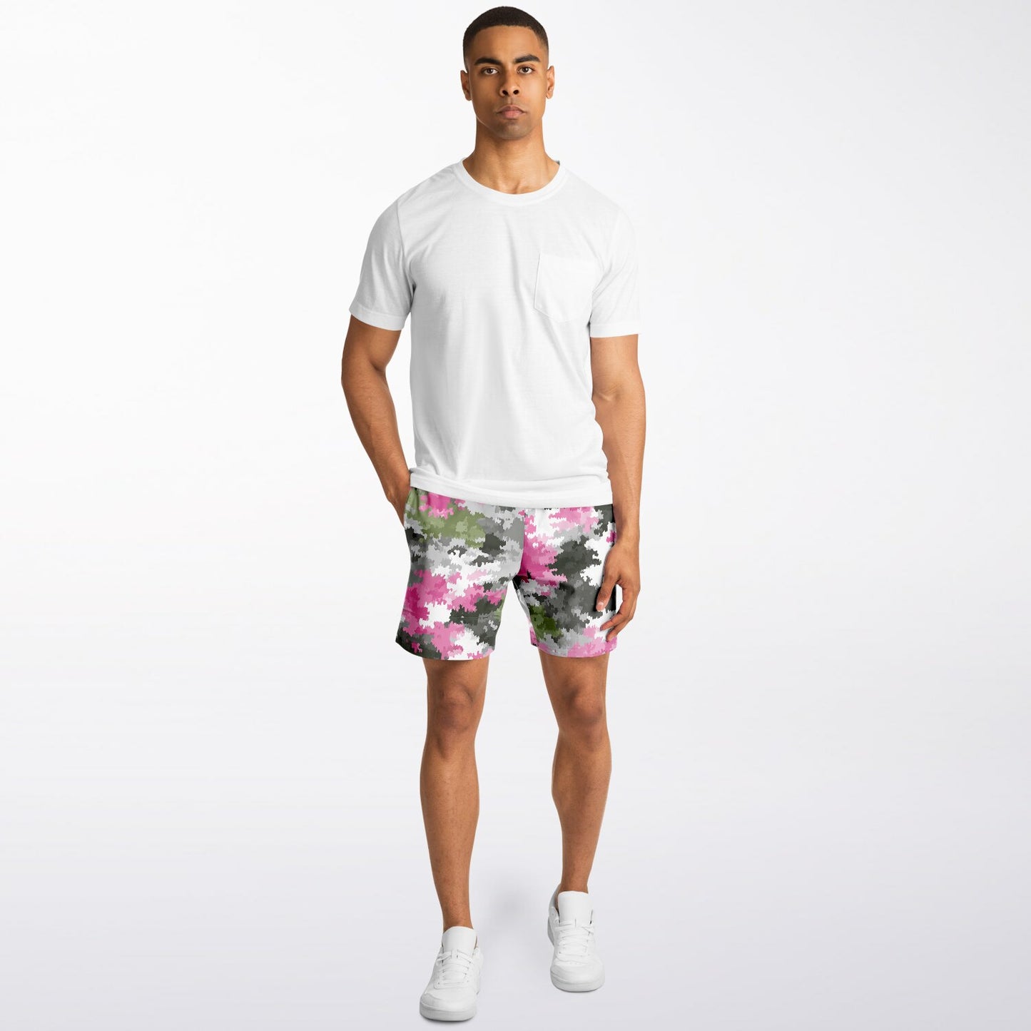 ROSE OPS CAMO Athletic Shorts - AOP