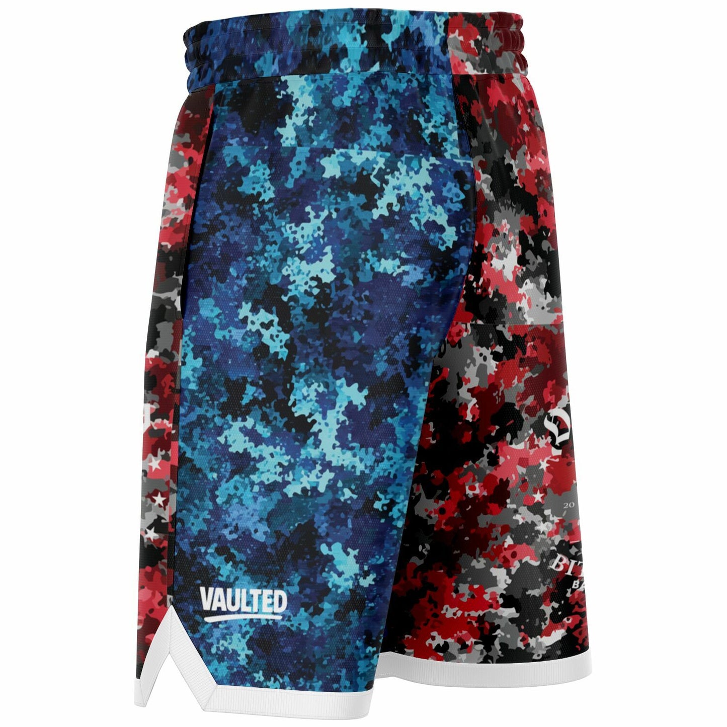 Vaulted Bite Unit Camo Basketball Shorts – Championship Series Edition